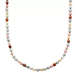 "Freshwater by HONORA Sterling Silver Dyed Freshwater Cultured Pearl Long Necklace, Women's, Size: 36"", Multicolor"