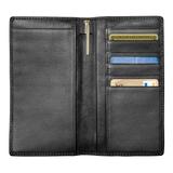 Royce Leather Checkbook Wallet, Black