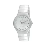 Peugeot Women's Ceramic Crystal Watch - PS4898WT, White