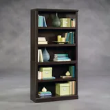 Sauder 5-Shelf Split Bookcase, Brown