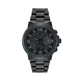 Citizen Eco-Drive Men's Nighthawk Stainless Steel Chronograph Watch - CA0295-58E, Size: Large, Black