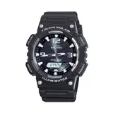 Casio Men's Tough Solar Illuminator Analog & Digital Chronograph Watch, Black