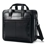 Samsonite Classic Leather File Laptop Briefcase, Size: Cmptr Case, Black