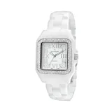 Peugeot Women's Crystal Watch - 7062WT, White