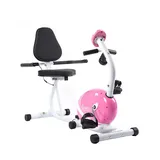 Sunny Health & Fitness Pink Magnetic Recumbent Bike - P8400