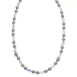 "Crystal Avenue Silver-Plated Crystal & Simulated Pearl Necklace, Women's, Size: 20"", Multicolor"