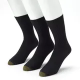 Men's GOLDTOE 3-pk. Fluffies Crew Socks, Size: 6-12, Grey