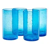 Artland Iris 4-pc. Highball Glass Set, Blue