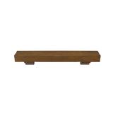 Pearl Mantels The Shenandoah Fireplace Shelf Mantel, Rubber in Black/Brown, Size 60.0 W x 9.0 D in | Wayfair 412-60-50