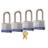 Master Lock Company Laminated Steel Extra Long Shackle Padlock, Size 7.5 H x 6.56 W x 0.98 D in | Wayfair 3QLF