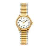 Timex Women's Easy Reader Two Tone Stainless Steel Expansion Watch - T2H381, Size: Small, Multicolor