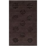 Brown Area Rug - Martha Stewart Rugs Martha Stewart Classics Hand-Knotted Wool/Silk Onyx/Area Rug Silk/Wool in Brown, Size 30.0 W x 0.5 D in Wayfair