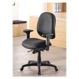 Lorell High-Performance Ergonomic Task Chair Aluminum/Upholstered in Black, Size 42.25 H x 27.3 W x 25.3 D in | Wayfair 60538