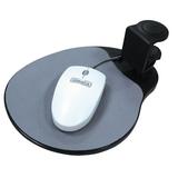 Aidata U.S.A 2.5" H x 8" W Desk Mouse Platform, Metal in Black, Size 2.5 H x 8.0 W x 10.0 D in | Wayfair UM003B