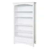 DaVinci 5-Shelf Bookcase, White