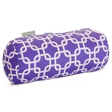 Majestic Home Goods Links Indoor Outdoor Bolster Pillow, Purple