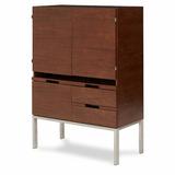 AICO AOS OFFICE Incept Storage Cabinet Wood in Brown/Gray, Size 54.0 H x 42.0 W x 13.75 D in | Wayfair 13608-48
