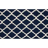 nuLOOM Marbella Marrakech Trellis Wool Rug, Blue, 5X8 Ft