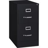 "Lorell 2-Drawer Vertical File Cabinet, 15 X 22 X 28-3/8, Black (Llr42291)"