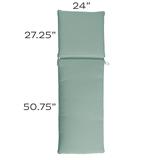 Replacement Chaise Cushion - 24x78 Canvas Navy Sunbrella - Ballard Designs