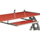 PitStop Furniture 1" H x 28" W Desk Keyboard Tray in Red, Size 1.0 H x 28.0 W x 15.0 D in | Wayfair KPT300R