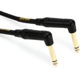 Mogami Gold Instrument 01RR Right Angle to Right Angle Pedal Cable - 10 inch