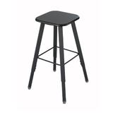 Safco Products Company AlphaBetter® Industrial/Shop Stool Manufactured Wood/Metal in Brown, Size 35.5 H x 19.25 W x 19.25 D in | Wayfair 1205BL