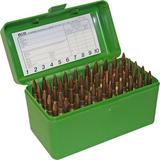 Mtm Case-Gard Rifle Ammo Boxes - Ammo Boxes Rifle Green 240 Weatherby Magnum - 35 Whelen 50