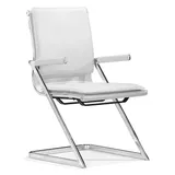 Zuo Modern Lider Plus Desk Chair 2-piece Set, White