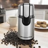 KitchenAid Electric Blade Coffee Grinder, Stainless Steel in Black, Size 8.7 H x 3.9 W x 4.2 D in | Wayfair BCG111OB