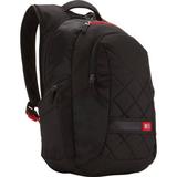 Case Logic 16" Laptop Backpack (Black with Red Straps) DLBP-116