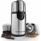 KitchenAid Electric Blade Coffee & Spice Grinder, Stainless Steel in Black/Gray, Size 8.8 H x 3.8 W x 3.8 D in | Wayfair BCG211OB