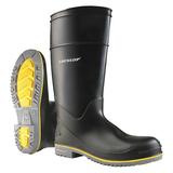 DUNLOP 8990800 Polyflex Steel-Toe Rubber Boots, Defined Heel, Oil Resistant