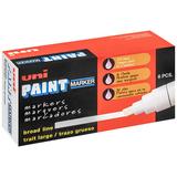 UNI-PAINT 63731 Permanent Paint Marker, Large Tip, Black Color Family, Paint