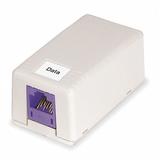HUBBELL PREMISE WIRING HSB1OW Hubbell iStation Mounting Box for Keystone Module