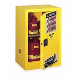 JUSTRITE MANUFACTURING 891220 Flammable Safety Cabinet, 12 gal., Yellow