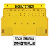 MASTER LOCK 1483B Lockout Station,Unfilled,15-1/2 In H