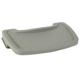 RUBBERMAID FG781588PLAT Youth Seating Tray, Platinum