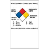 BRADY 99195 NFPA Label,5x3,Self-Adhes. Paper,PK500