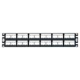PANDUIT CPPL48WBLY Patch Panel,Mini-Com,Rack Mt,48 Port