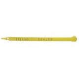 TYDENBROOKS 1046514 Plastic Truck Seal, HDPE, 7.5",Yellow,PK100