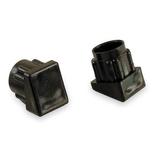 ZORO SELECT 6J580 Protective Leg Tips,Slip-On,Round,PK24