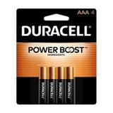 DURACELL MN2400B4Z Duracell CopperTop AAA Alkaline Battery, 4 PK, 1.5V DC