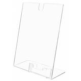 DEFLECTO 590601GR Sign and Business Card Holder,8-1/2x11