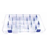 FLAMBEAU 5007 Adjustable Compartment Box with 4 to 35 compartments, Plastic, 2