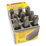 C.H. HANSON 26181 Number Set, 1/2 In. H, Steel, Shank Size Square: 3/4 in
