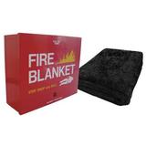 ZORO SELECT BCCOL Fire Blanket and Cabinet, Wool