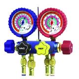 IMPERIAL 644-C Mechanical Manifold Gauge Set,4-Valve