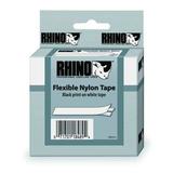 DYMO 18488 Rhino™ Label Cartridge,Black/White,11-1/2 ft. L