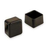 ZORO SELECT 6J576 Protective Leg Tips,Slip-On,Square,PK24